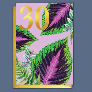 Carte d’intérieur de 30ème anniversaire avec le type d’or