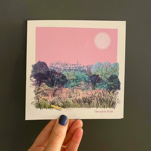 Hampstead Heath london Blank Card