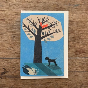 Carte chien border terrier