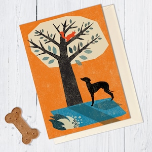 Carte pour chien Whippet/Lurcher