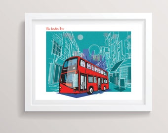 London Bus Print