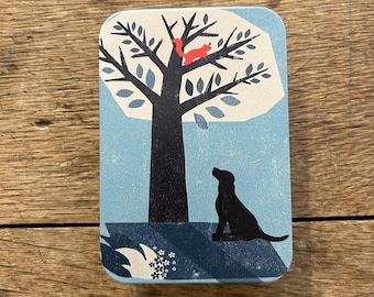 Labrador Dog Treat Tin