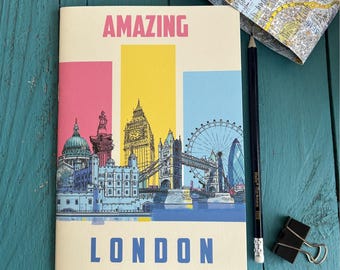 Carnet de notes illustré London Locations