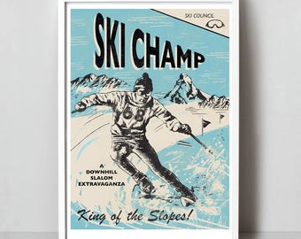 Ski Champ Print