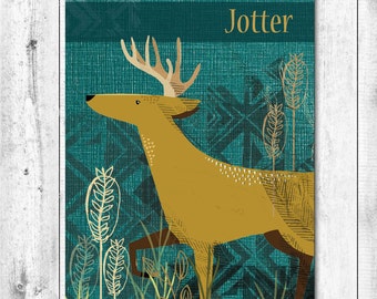 Retro Deer Mini Jotter