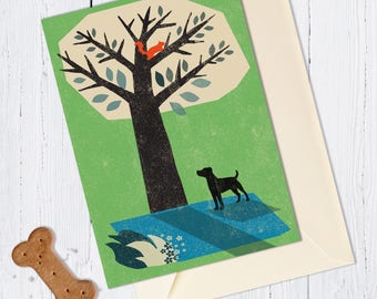 Jack Russel Dog Card