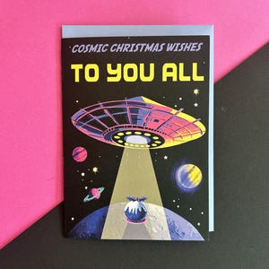 Christmas-Sci Fi-Space-Card