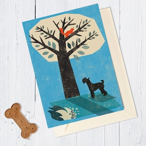 Carte Chien schnauzer