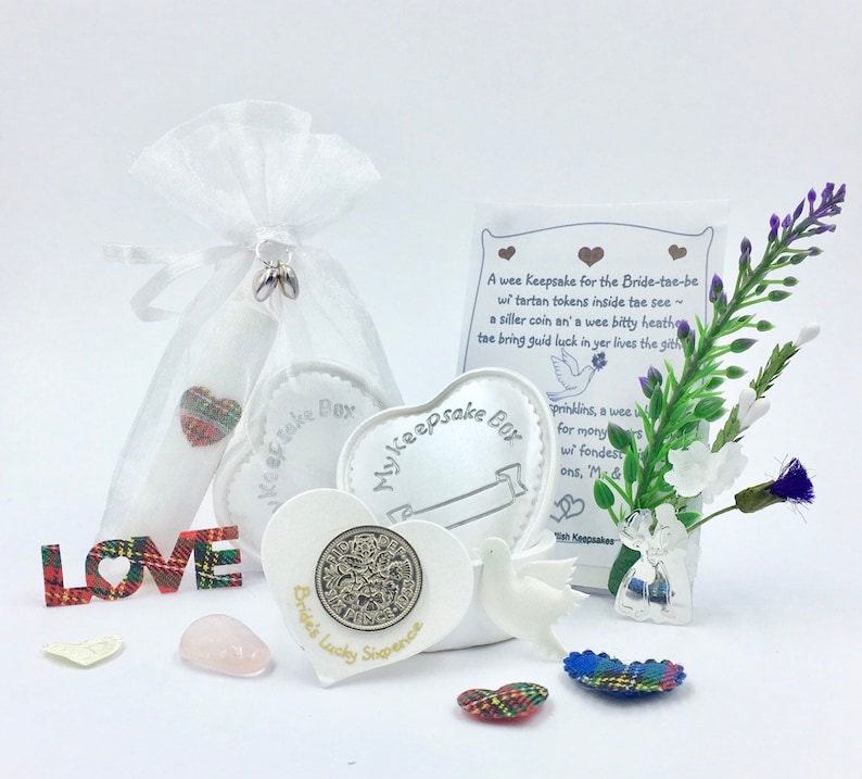 Scottish Wedding Keepsake Wedding Gift Set Bridal Gift Etsy