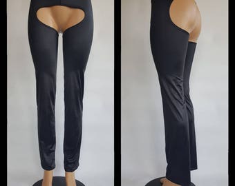crotchless lycra etsy