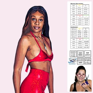 Mini Sweetheart Top Sewing Pattern: Rave, Cosplay, Dance (PDF Pattern)