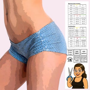 Fitness Shorts PDF Sewing Pattern for Stretch Fabrics