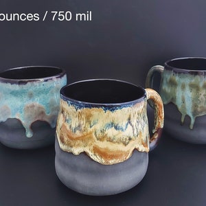 Glass Mugs, Large Capacity Cups With Multicolor Handles, For Beer