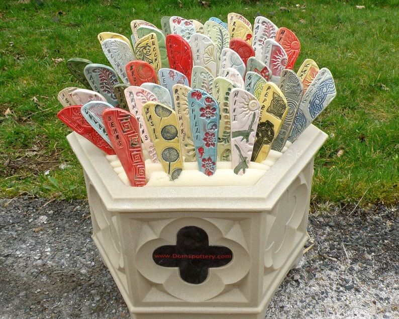 Garden Markers Vegetable Marker Herb Marker Plant Markers Gift Etsy