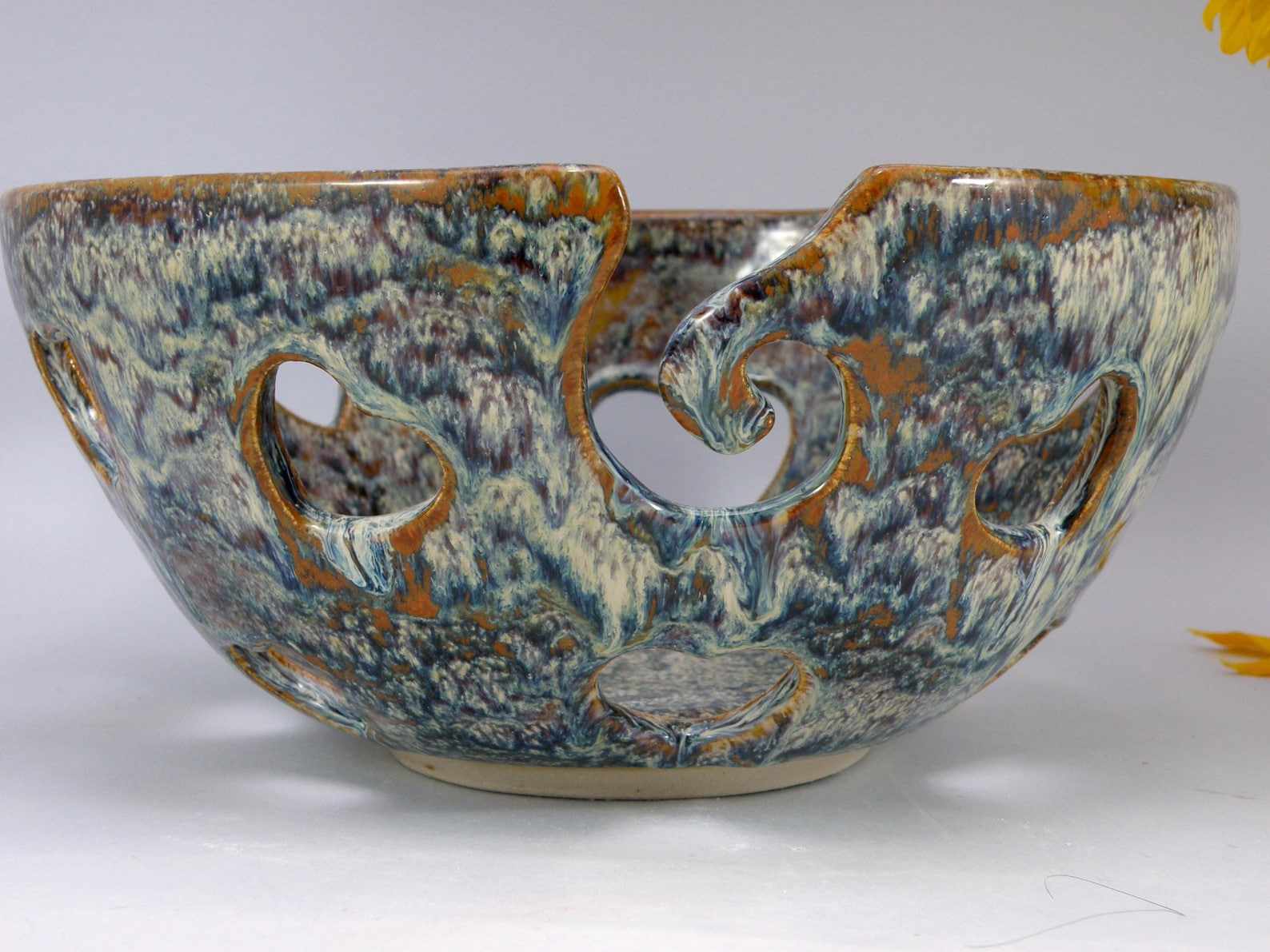 Jumbo Yarn Bowl Huge Yarn Bowl With Multiple Holes Extra Extra Etsy UK