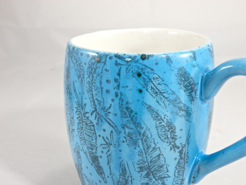 pottery Mug Tea mug coffee mug beer mug Food safe Lead free Glaze image 2