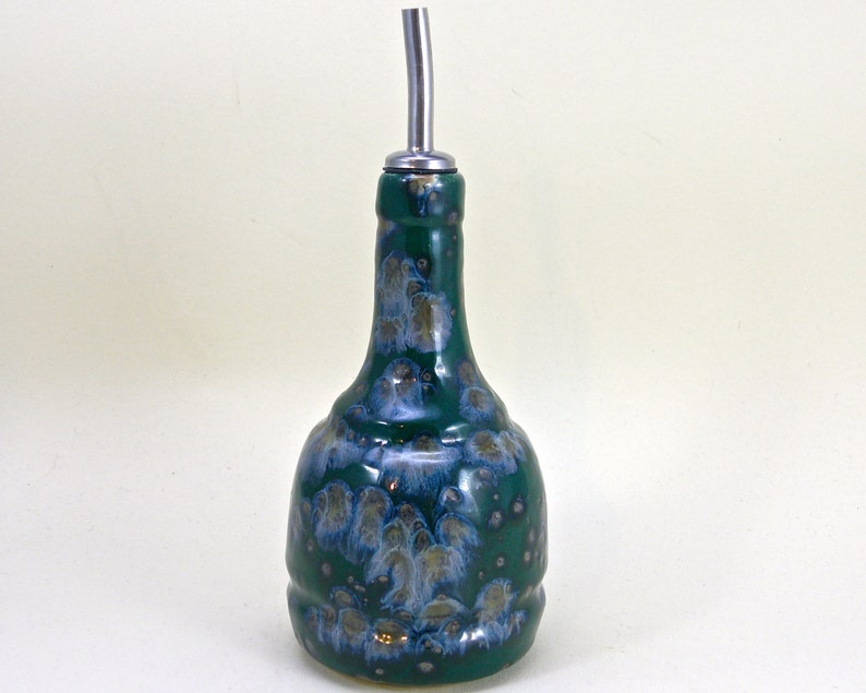 Ceramic Oil Bottle Oil Dispenser Olive Oil Bottle Vinegar Etsy