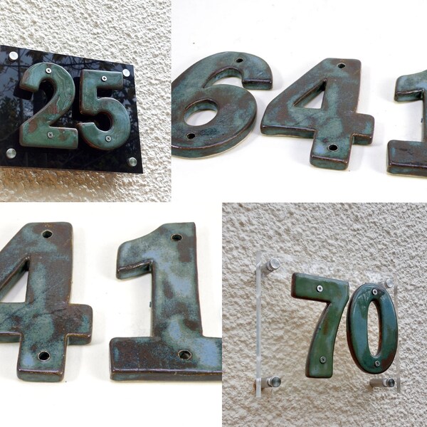 Modern Farmhouse House Numbers Etsy