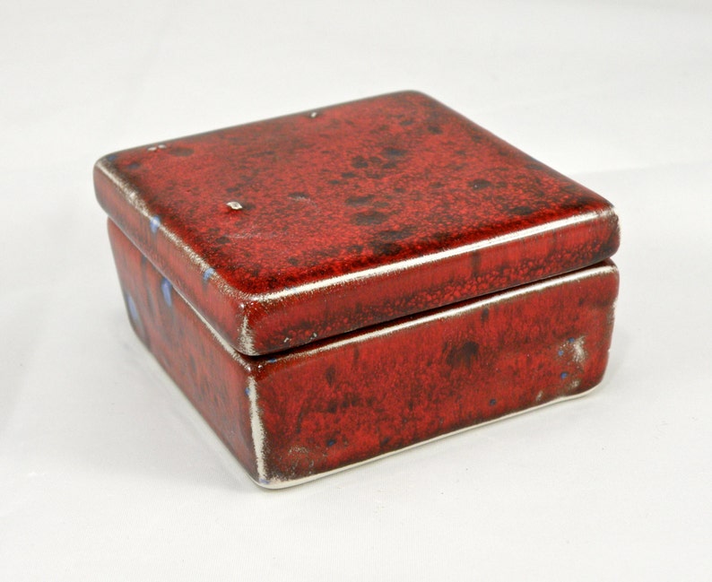 Ceramic Square Box Jewellery Box trinket Box Etsy UK