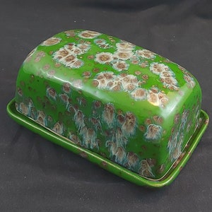 large  Covered Butter Dish  handmade Butter Dish Stoneware UK MADE Food safe Lead Free GLaze made to order