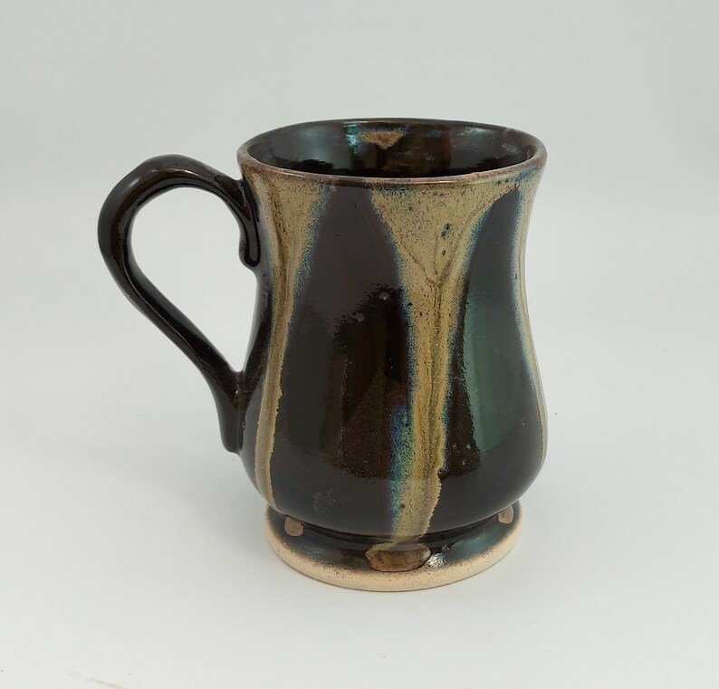 Chope à bière en porcelaine de 17 oz, chope à thé fabriquée à la main à Cornouailles, Royaume-Uni, tasse à café, tasse médiévale, passe au lave-vaisselle, passe au micro-ondes image 8