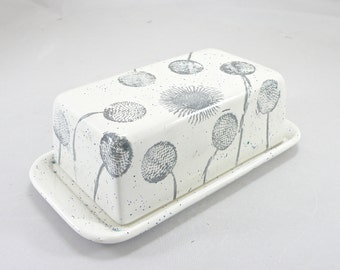 Butter Dish Covered Butter Dish Food safe Lead Free GLaze