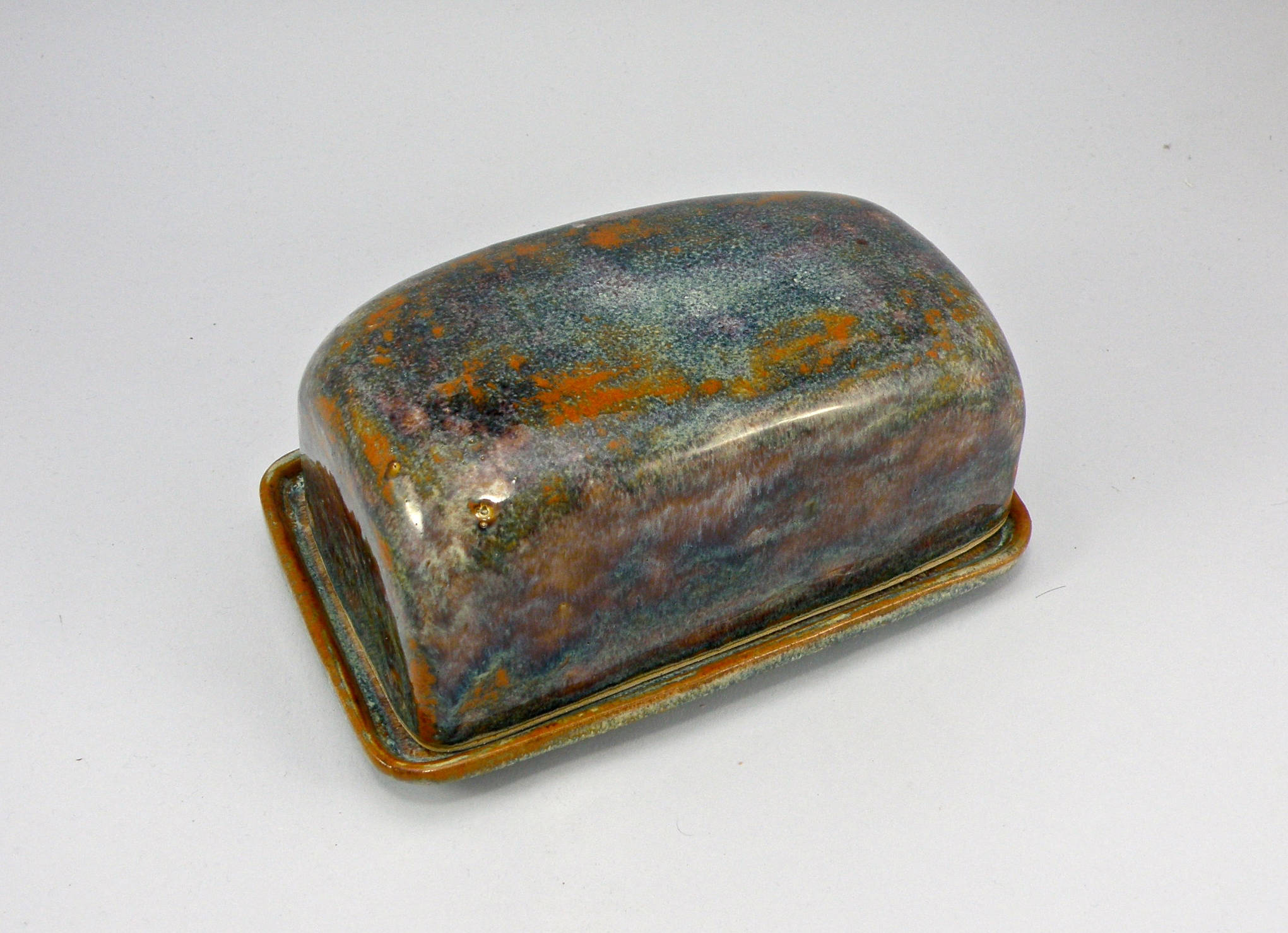 Large Butter Dish Stoneware Covered Butter Dish Food safe Lead Etsy