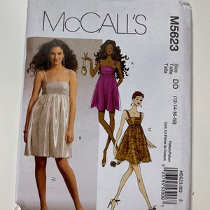 McCall&#39;s Sewing Pattern No. 5623 Sizes 12-18 Women&#39;s Dresses Sewing Pattern