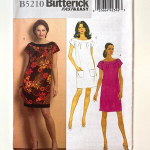 Butterick Sewing Pattern No. B5210 Size 6-12 Women&#39;s/Misses Dress Sewing Pattern