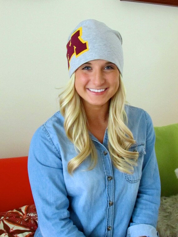 Beanie Slouchy Hat Minnesota Gophers 