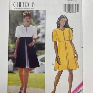 Vintage Butterick Sewing Pattern No. 5485 Size 6-12 Women&#39;s/ Misses Dress Sewing Pattern