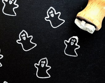 Stempel Gespenst, Geist  Ø 1,5 cm, Halloweenstempel