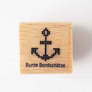 Stempel Anker Punkte Groß 2 x 2 cm Bild 1