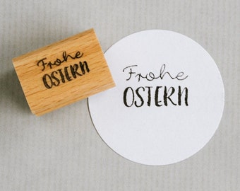 Stempel Frohe Ostern, Osterstempel, Frohe Ostern