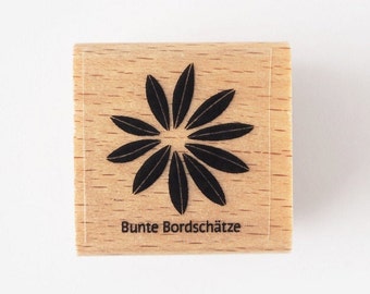 Stempel Lupinenblatt 2 groß, Stempel Blatt, Stempel Blume