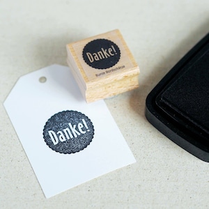 Stempel Danke 30 x 30mm