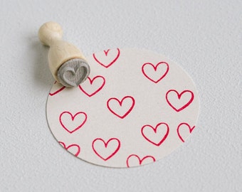 Stamp Heart Outline - Micro, Heart Stamp