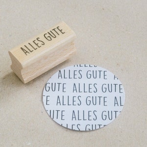 Stempel ALLES GUTE 40 x 15mm