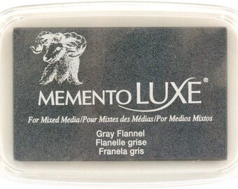 Memento Luxe Stamp Pad pour textiles, gris