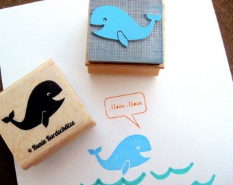 Stamp Whale " Wal Walter", Walstempel