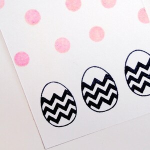 Stempel Osterei Chevron 20 x 20mm