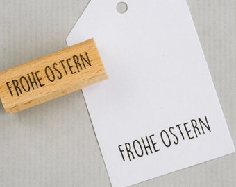 Stempel FROHE OSTERN, Stempel Ostern, Osterstempel