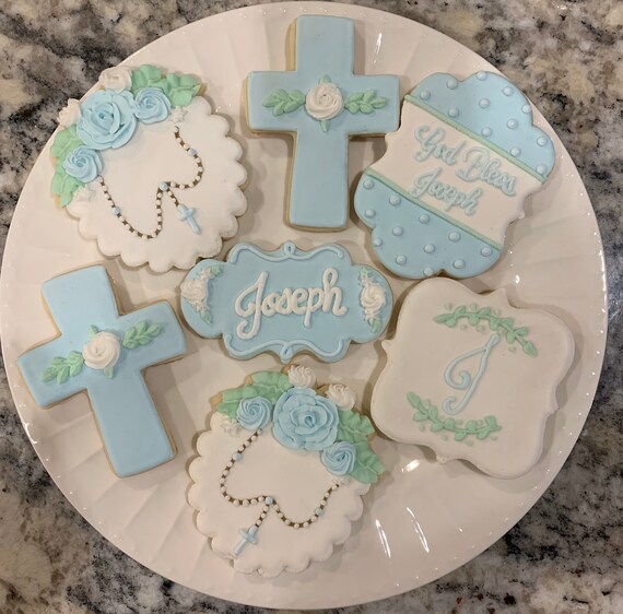 Baptism or Christening Cookies / One Dozen Etsy