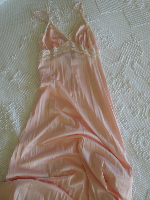 Vintage pink nightgown by Monika Tilley for Vassar