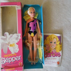Vintage Tropical Skipper Barbie Doll - Etsy