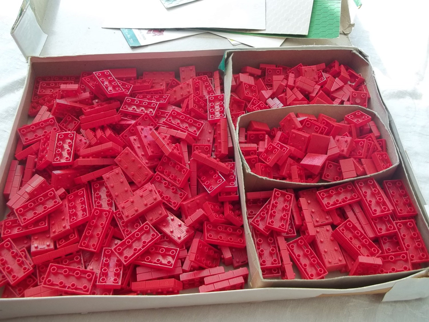 Vintage American Plastic Bricks in box by Elgo Etsy