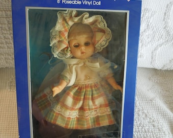 Ginny doll by Vogue Back to School NIB  1980s  8" poseable vinyl doll