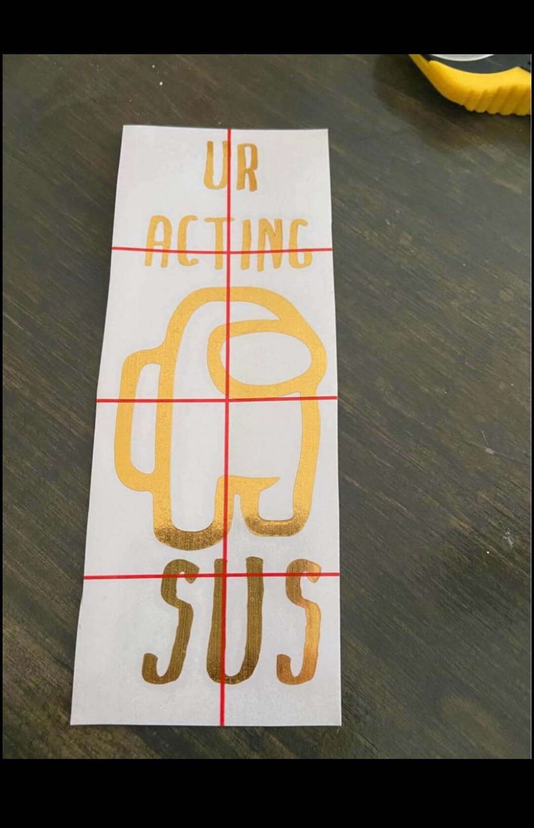 Most Sus Sticker Among Us “SUS” Vinyl Stickers - Etsy