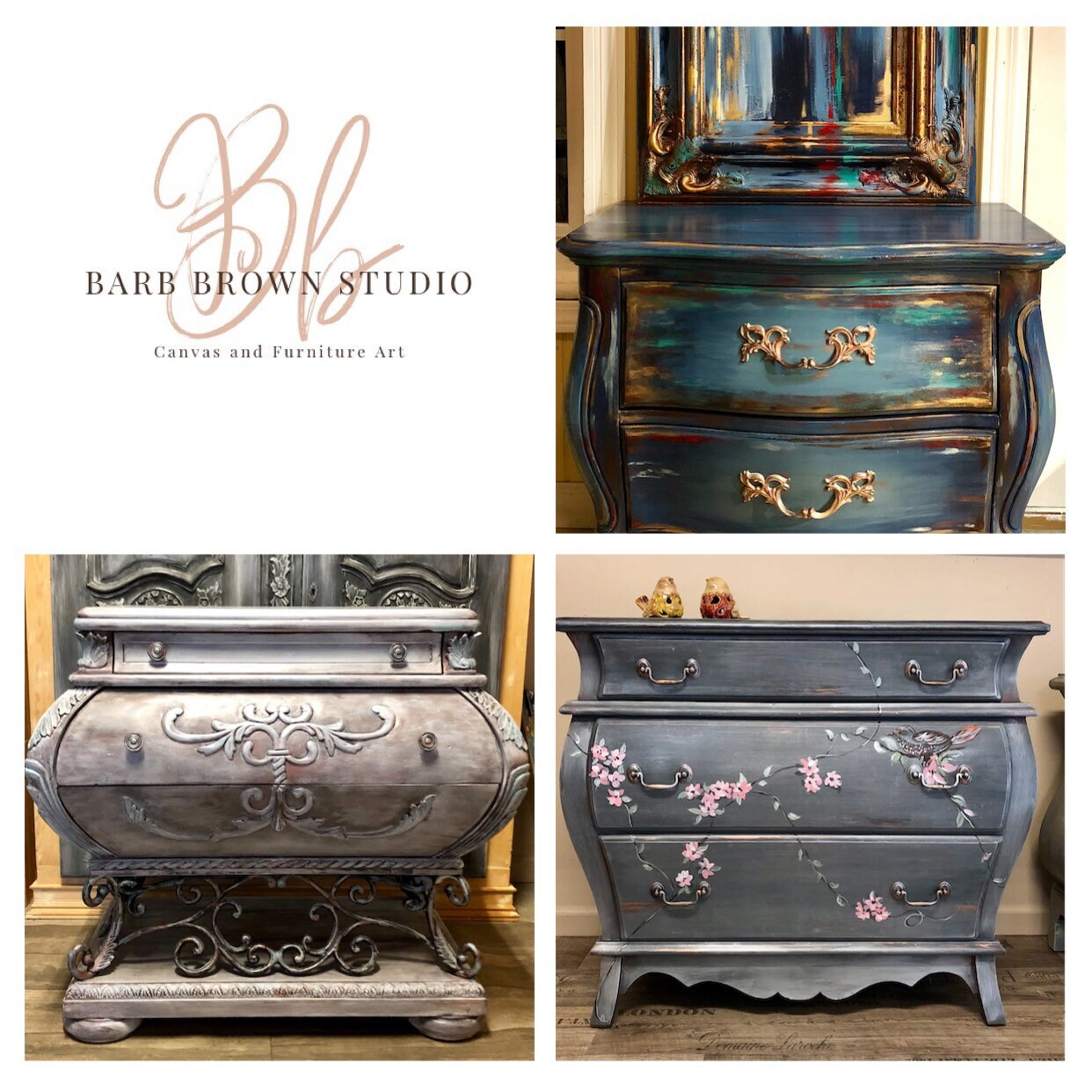 Hand painted bombay chest deals
