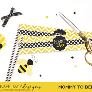PRINTABLE Mommy To Bee - Water Bottle Labels